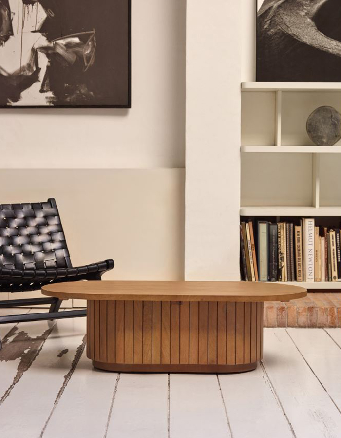 Table basse Licia en bois massif de manguier