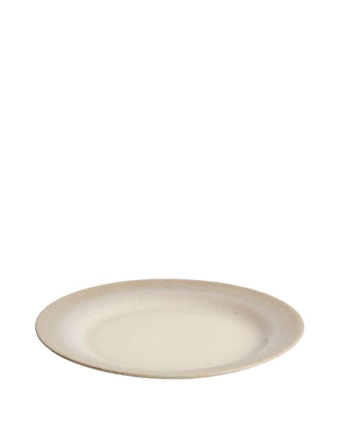 ASSIETTE PLATE SAREL EN CERAMIQUE BEIGE